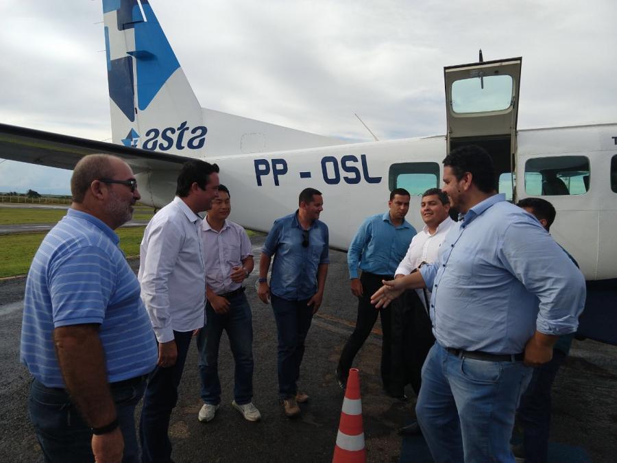 Diretor de empresa chinesa analisa instalação de fábrica de drones em Primavera do Leste