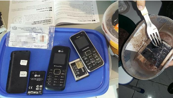 Mulher é presa ao tentar entrar com dois celulares escondidos em feijoada na Cadeia Pública de Primavera