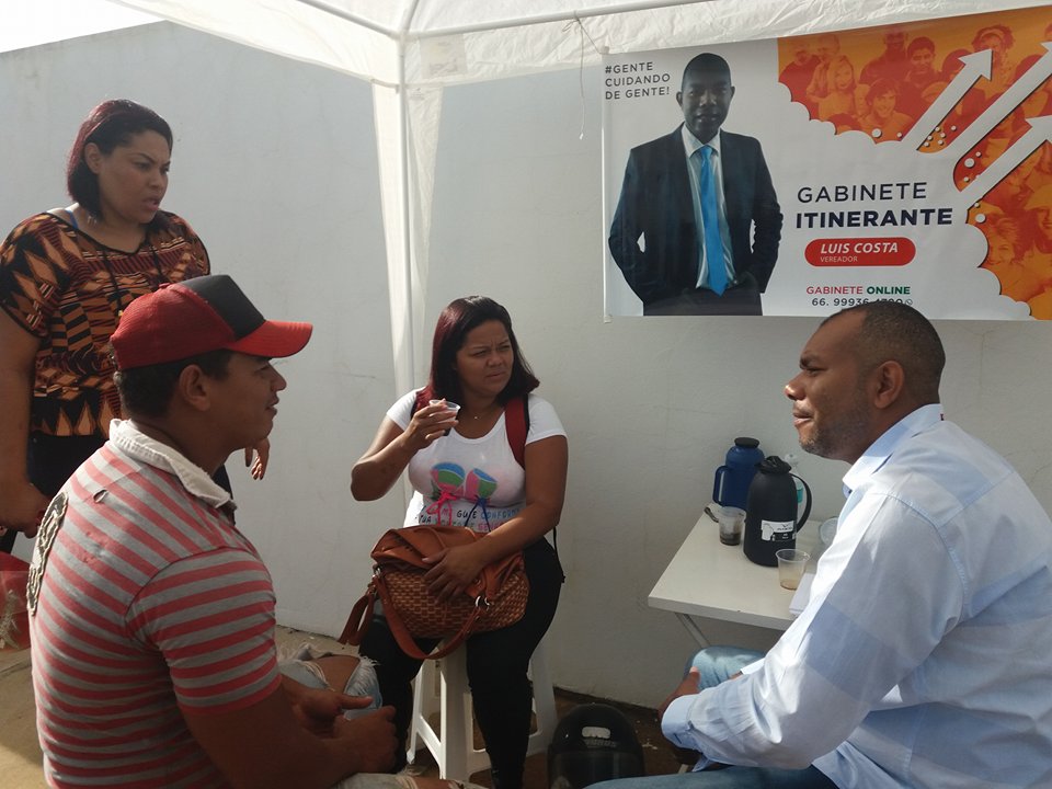 Vereador Luis Costa lança Gabinete Itinerante com o tema: Que bairro eu tenho e que Bairro eu Quero