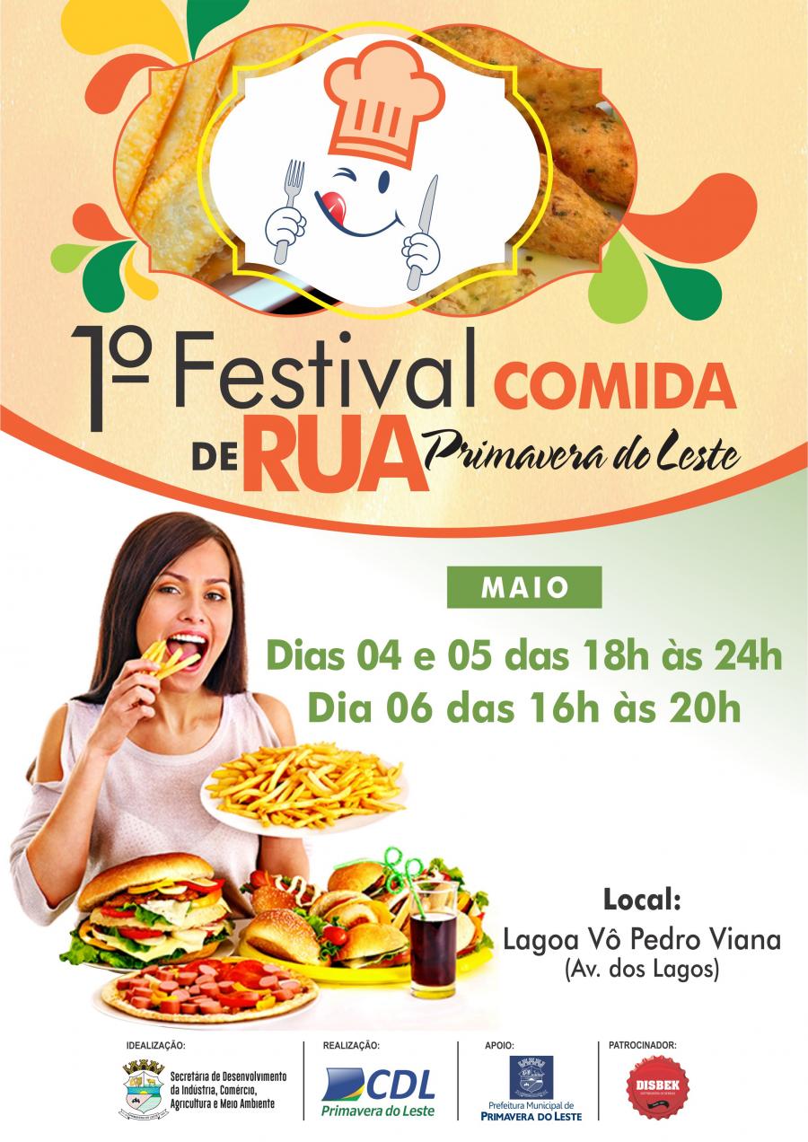 Prefeitura e CDL promovem 1º Festival de Comida de Rua