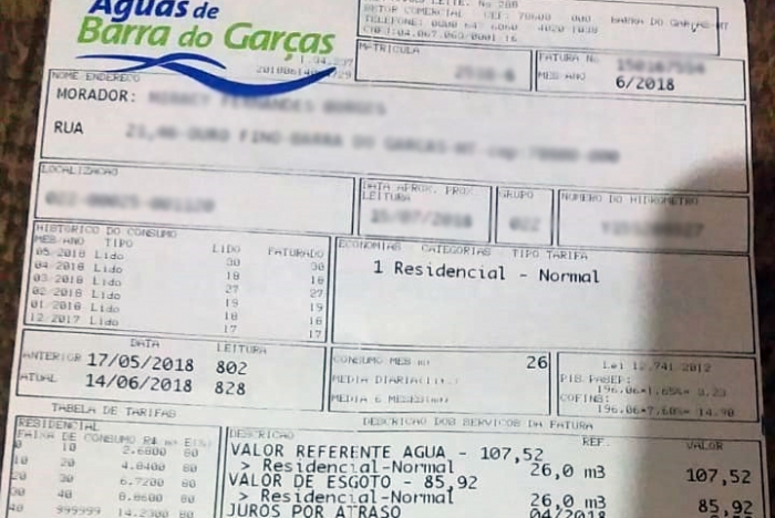 Justiça reduz tarifa de esgoto em Barra do Garças