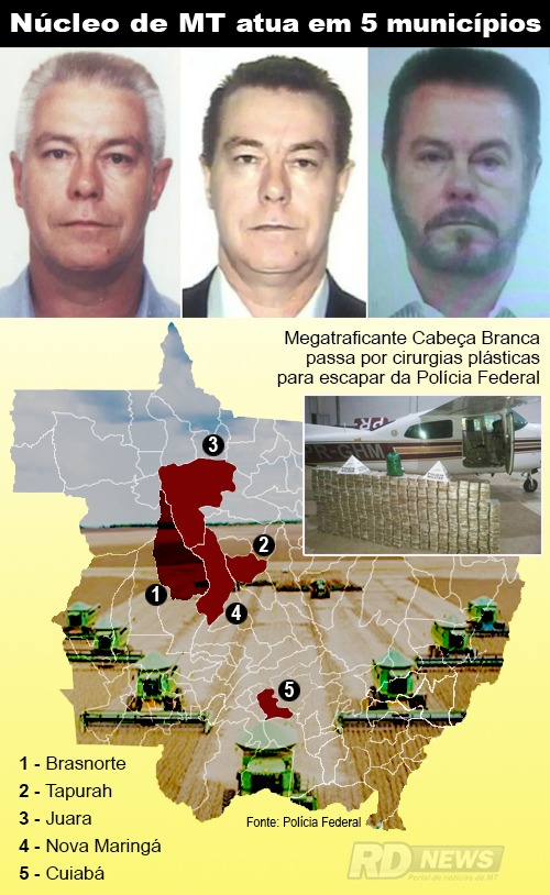 PF mapeia 16 fazendas do tráfico e uma delas chama “Branca”, em alusão à “coca”