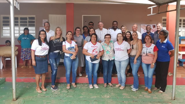 Pastoral da AIDS de Primavera do Leste recebe Bispo referencial Dom Eugènio Lambert Adrian Rixen – Presidente Nacional da Pastoral da AIDS