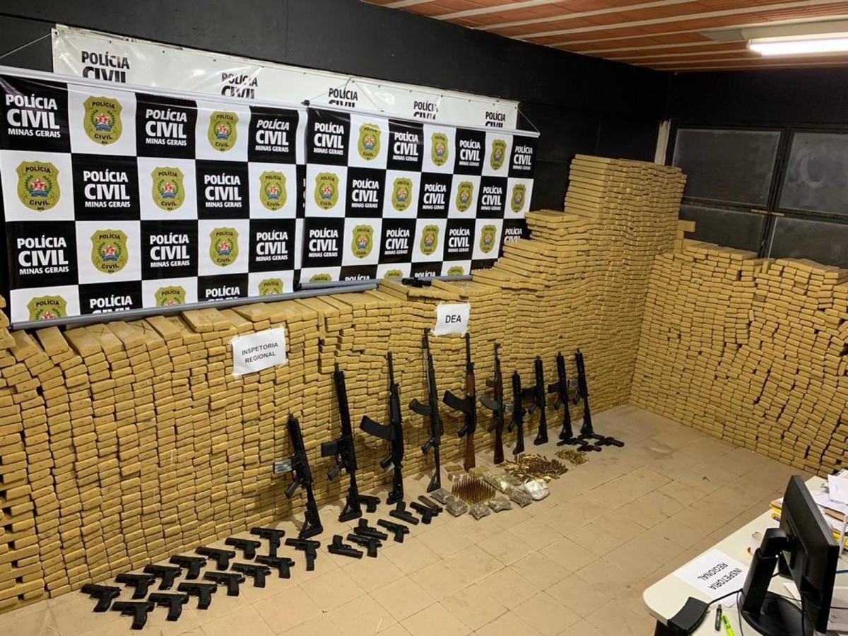 Polícia Civil apreende 35 armas e três toneladas de drogas em Juiz de Fora