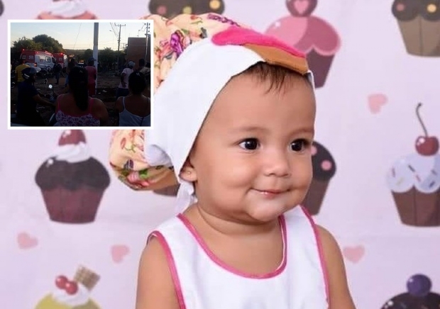 Bebê de oito meses morre eletrocutada após criança jogar linha com pedra em fio de alta tensão