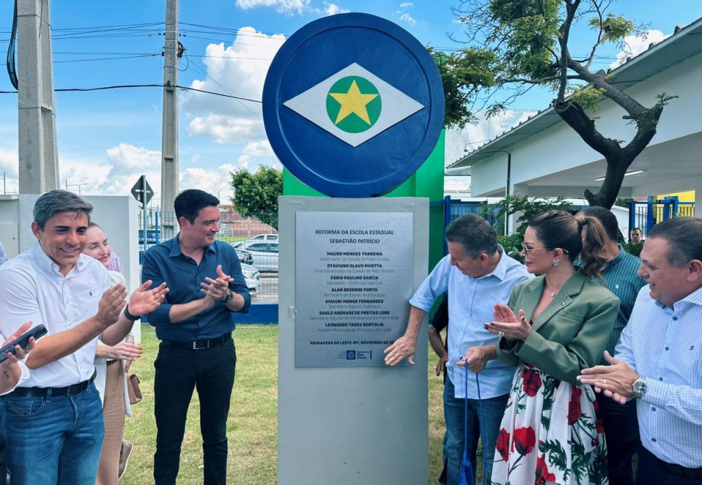 Após anos de espera governo de MT entrega reforma de escola em Primavera do Leste