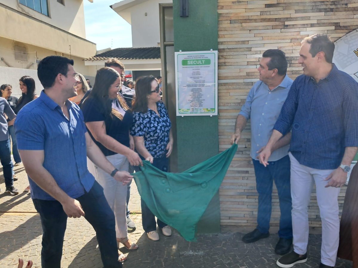 Nova sede da Secretaria de Cultura, Turismo, Lazer e Juventude é inaugurada em Primavera do Leste Espaço moderno, acessível e acolhedor reforça o compromisso da gestão com o fortalecimento da cultura e o atendimento à população