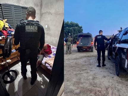 Operação da policia prende faccionados por tráfico e homicídios