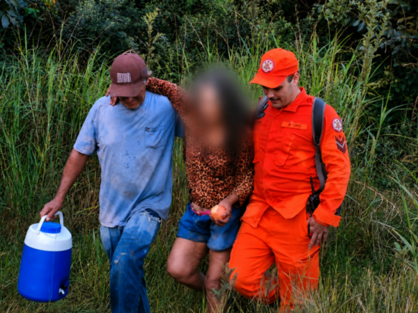 Idosa com demência é achada após dois dias desaparecida em área de mata